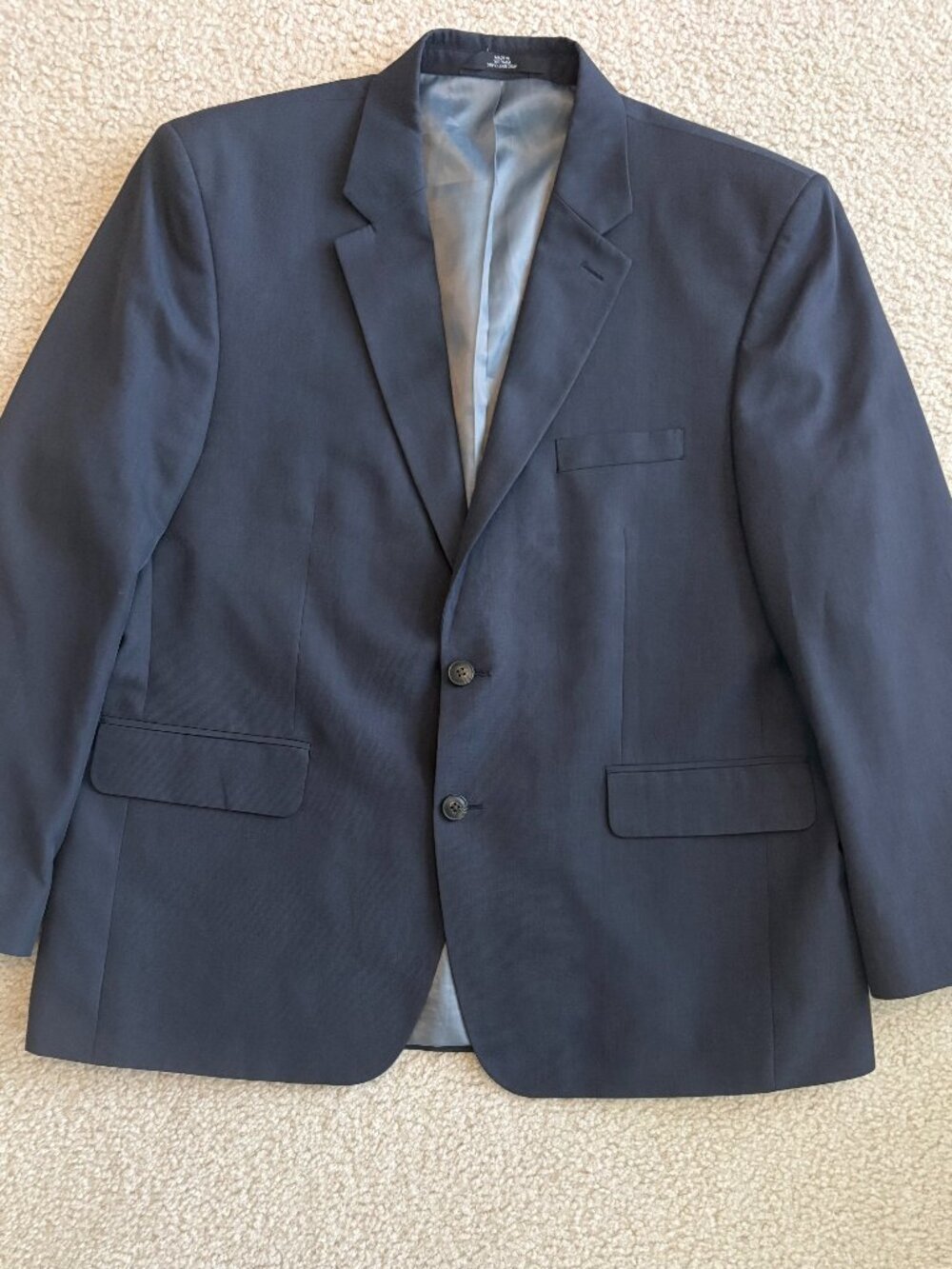 Haggar Classic Fit Travel Performance Suit Jacket – Size 46 Short – Navy
